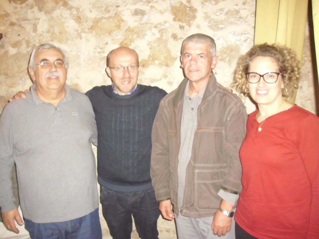 Ex Presidente e ex segretario  con i nuovi eletti